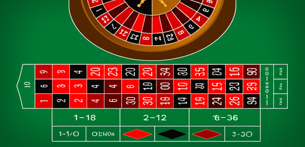 Roulette Table Layout